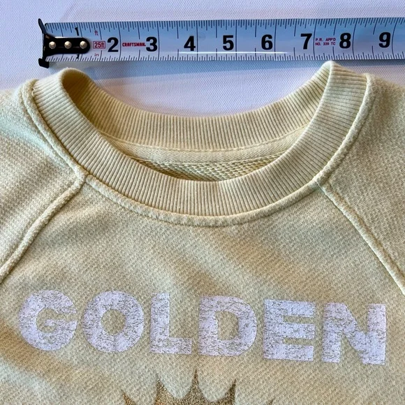 aerie Oversized Cotton Ribbed Sweater Sun Yellow Golden Glow Small - Picture 10 of 13